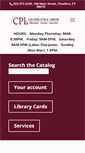 Mobile Screenshot of cheshirelibrary.com